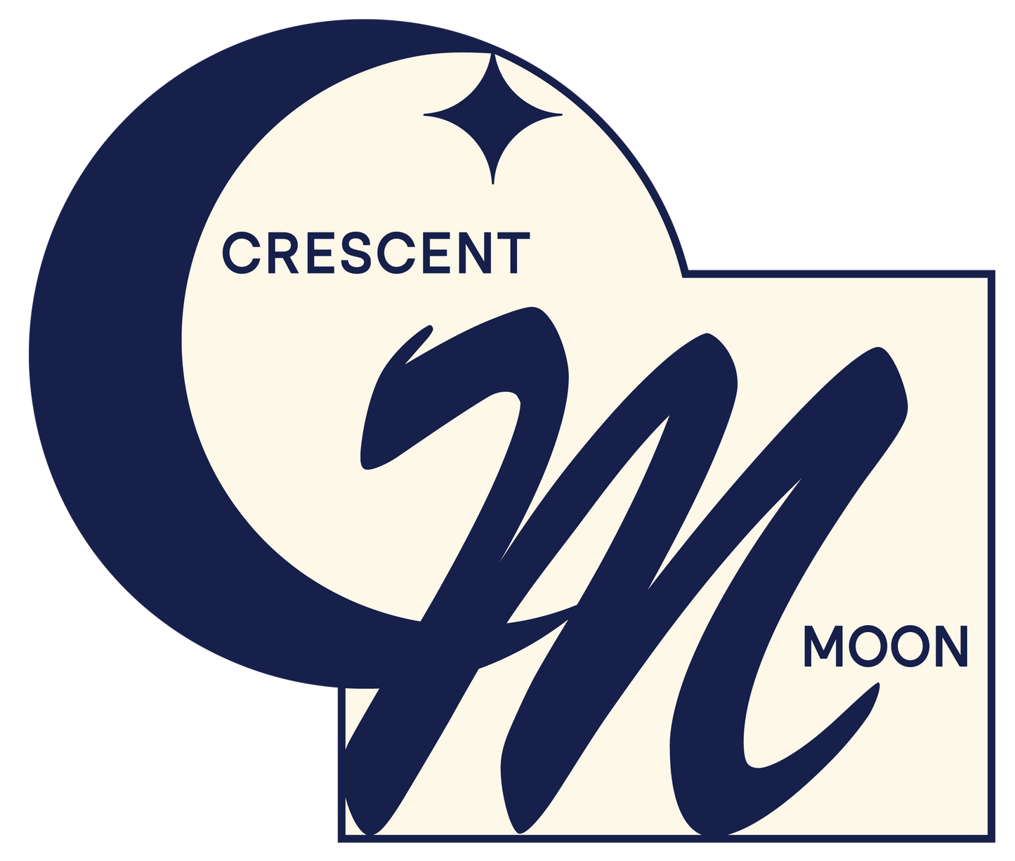 Crescent Moon Sticker