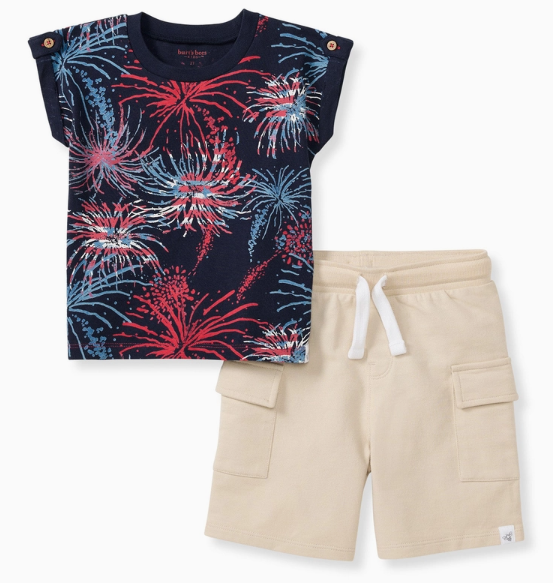 Fireworks Shorts Set