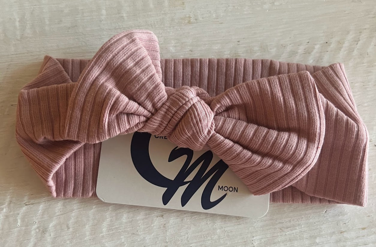 Dusty Rose Infant Headbands