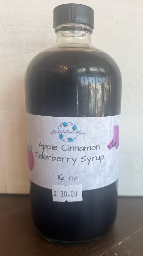 Apple Cinnamon Elderberry Syrup