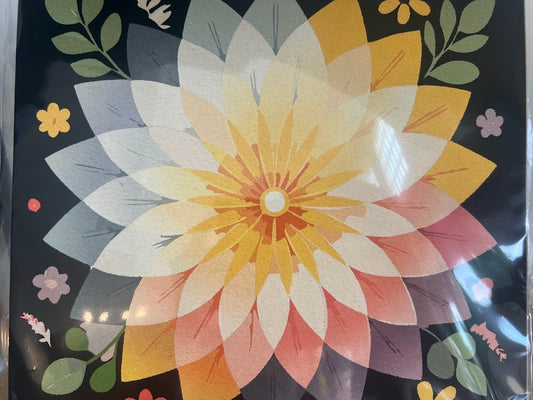 Blooming Boldy Print