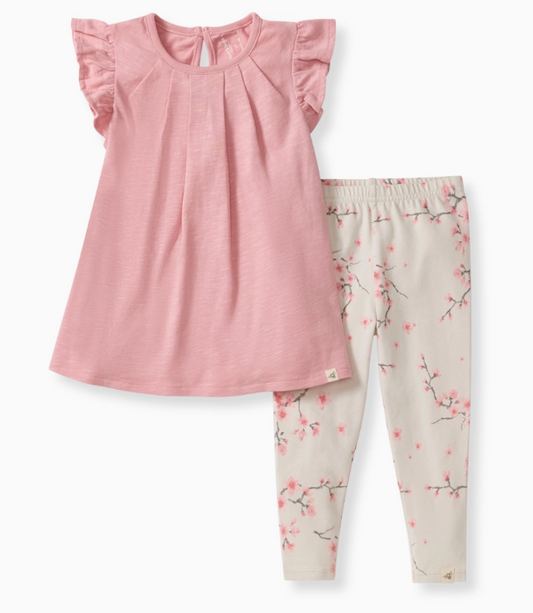 Cherry Blossom Tunic Set