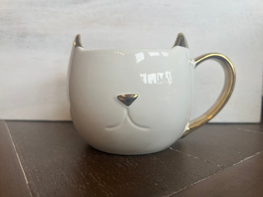 Chloe Cat Mug - White
