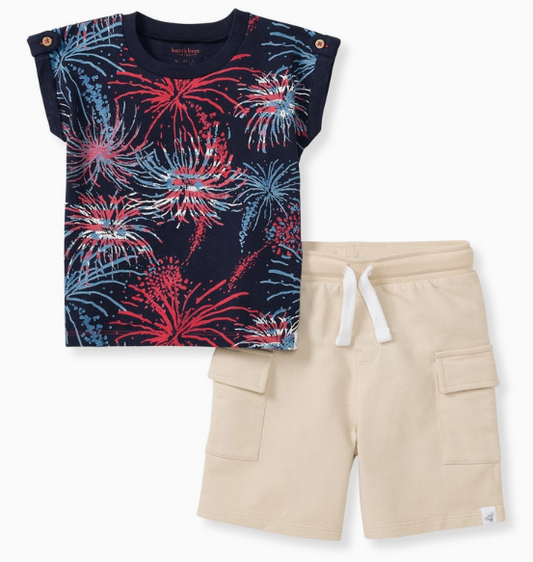 Fireworks Shorts Set
