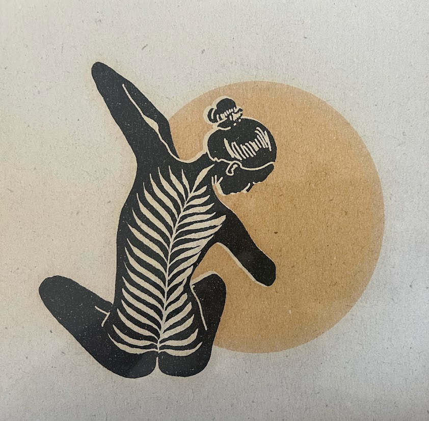 Leaning Into It Print