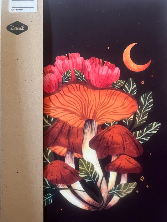 Midnight Mushroom Notebook