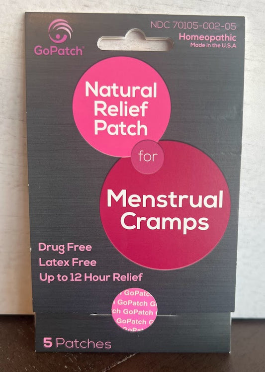 GoPatch Menstrual Cramp + PMS Relief Patches