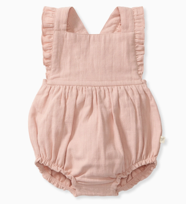 Pink Ruffle Bubble Onesie
