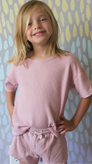 Rose Toddler Short Set