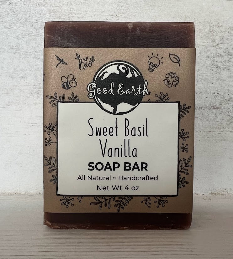 Sweet Basil Vanilla Bar Soap
