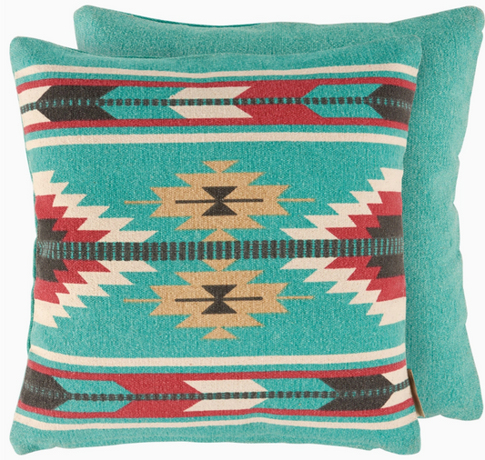 Turquoise Native Pillow
